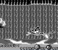 une photo d'Ã©cran de Aladdin sur Nintendo Game Boy